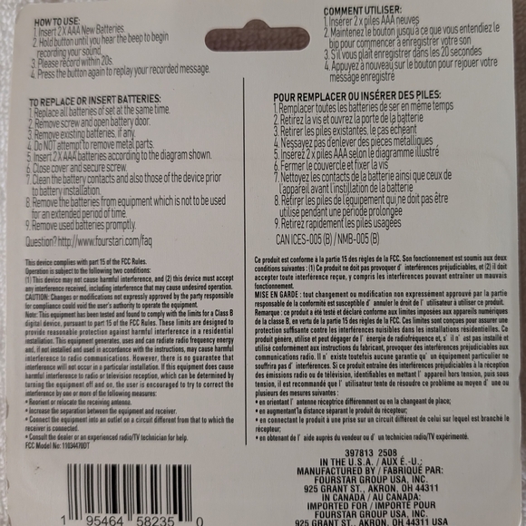 Lot Of 2 Recordable Greeting Tapes Cassettes Valentine's Day Red & Pink - Picture 5 of 5